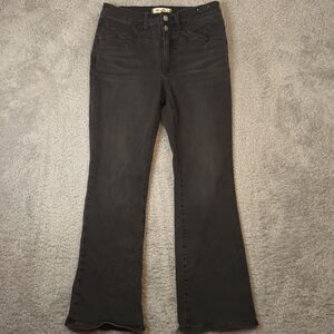 Madewell Black Flare Jeans